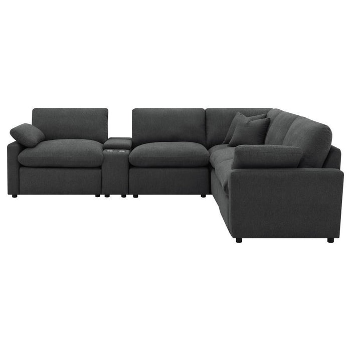 Collins - 6-Piece Modular Power Reclining Sectional - Simple Home Plus