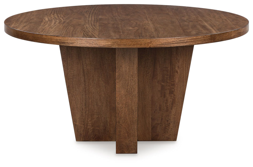 Kristiland - Dining Table - Warm Brown