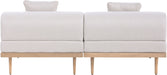 Laguna - 2 Piece Resilient Water Resistant Fabric 71" Outdoor Patio Armless Modular Loveseat - Simple Home Plus
