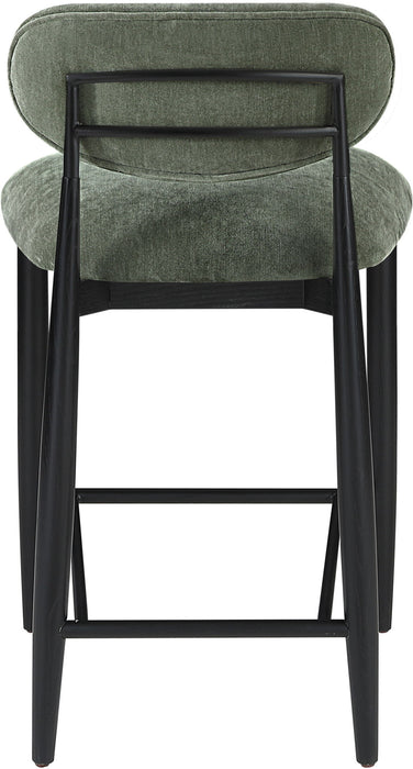 Riccio - Stool - Black Frame - Simple Home Plus