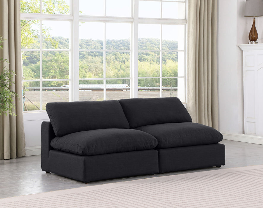 Comfy - Linen Modular Armless Sofa 2 Seats - Simple Home Plus