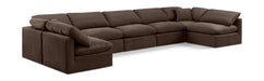 Indulge - Velvet 7 Piece Modular U-Shaped Sectional - Simple Home Plus