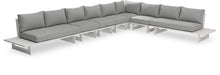 Maldives - 7 Piece Water Resistant Outdoor Patio Modular Sectional With White Base - Simple Home Plus