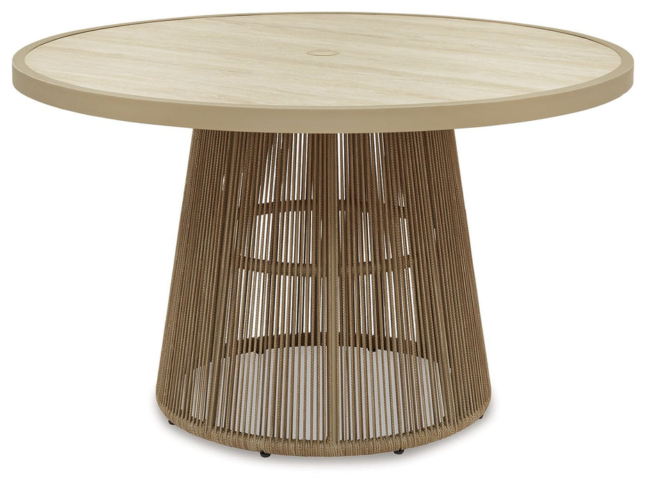 Orchard Beach - Outdoor Dining Table - Beige - Simple Home Plus