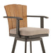 Hazel - Outdoor Patio Swivel Bar Stool - Simple Home Plus