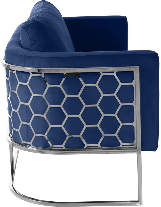Casa - Loveseat with Chrome Legs - Simple Home Plus