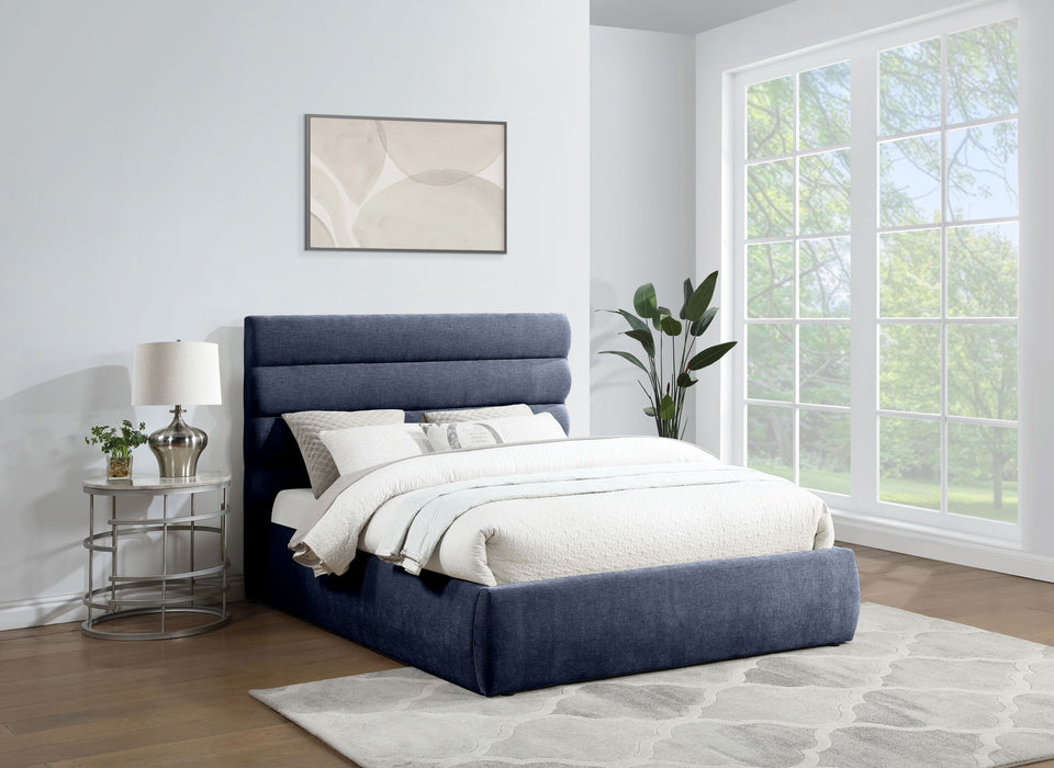 Adam - Chenille Fabric Bed With 52" Headboard - Simple Home Plus