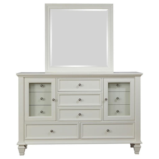 Sandy Beach - 11-drawer Dresser With Mirror - Simple Home Plus