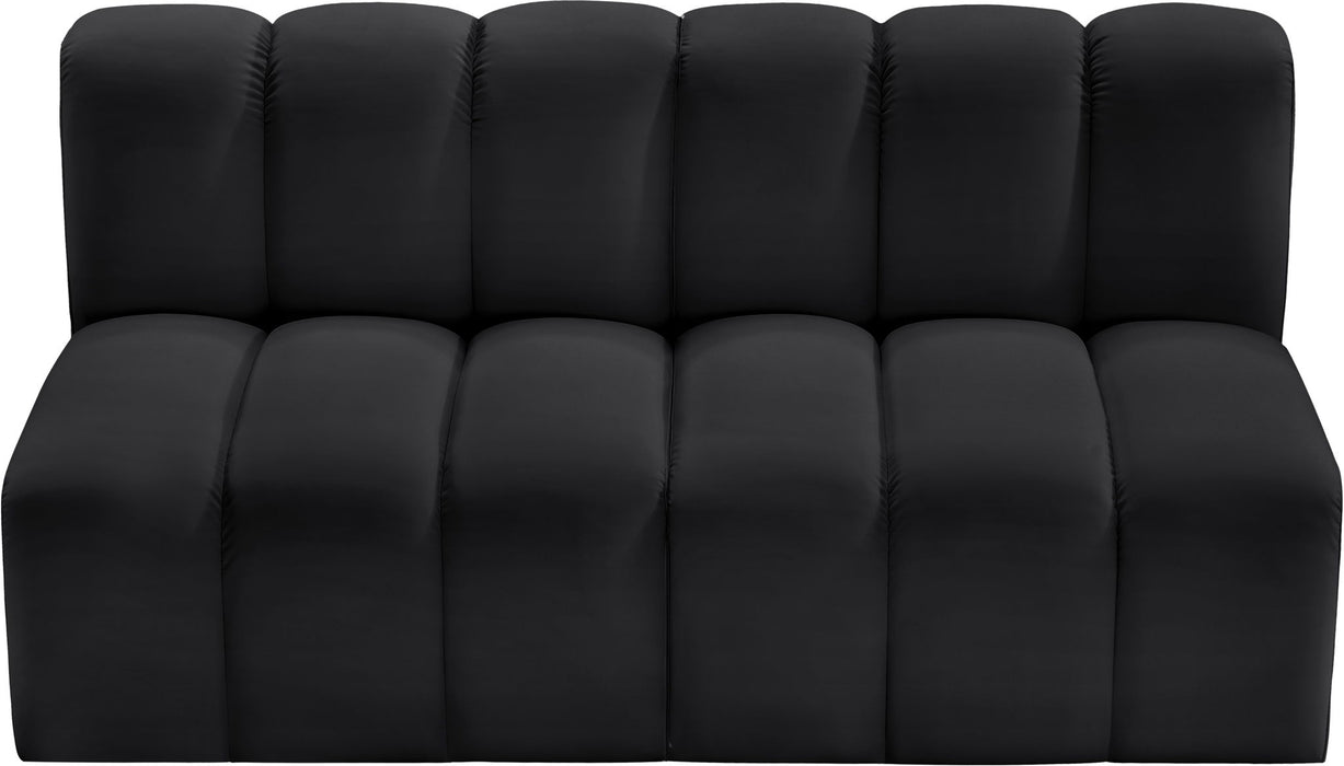 Arc - Faux Leather 2 Seats Modular Sofa - Simple Home Plus