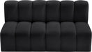 Arc - Faux Leather 2 Seats Modular Sofa - Simple Home Plus
