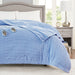 Electric Micro Fleece - King Heated Blanket - Blue - Simple Home Plus