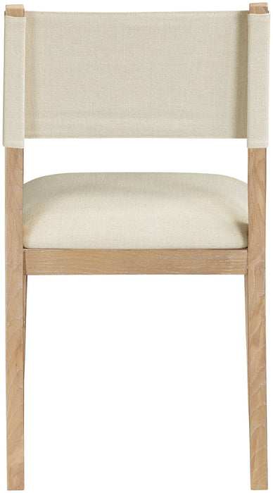 Avon - Linen Textured Performance Fabric Upholstered Dining Side Chair (Set of 2) - Simple Home Plus