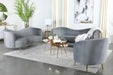 Sophia - Upholstered Channel Tufted Sofa Set - Simple Home Plus