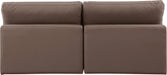 Comfy - Faux Leather Modular Armless Sofa 2 Seats - Simple Home Plus