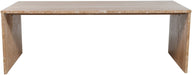 Pienza - Travertine Table - Simple Home Plus