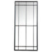 Annetta - Window Pane Floor Or Wall Mirror - Black - Simple Home Plus