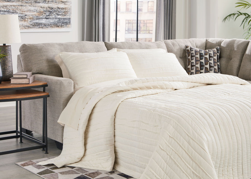 Mahoney - Laf Full Sofa Sleeper - Pebble - Simple Home Plus