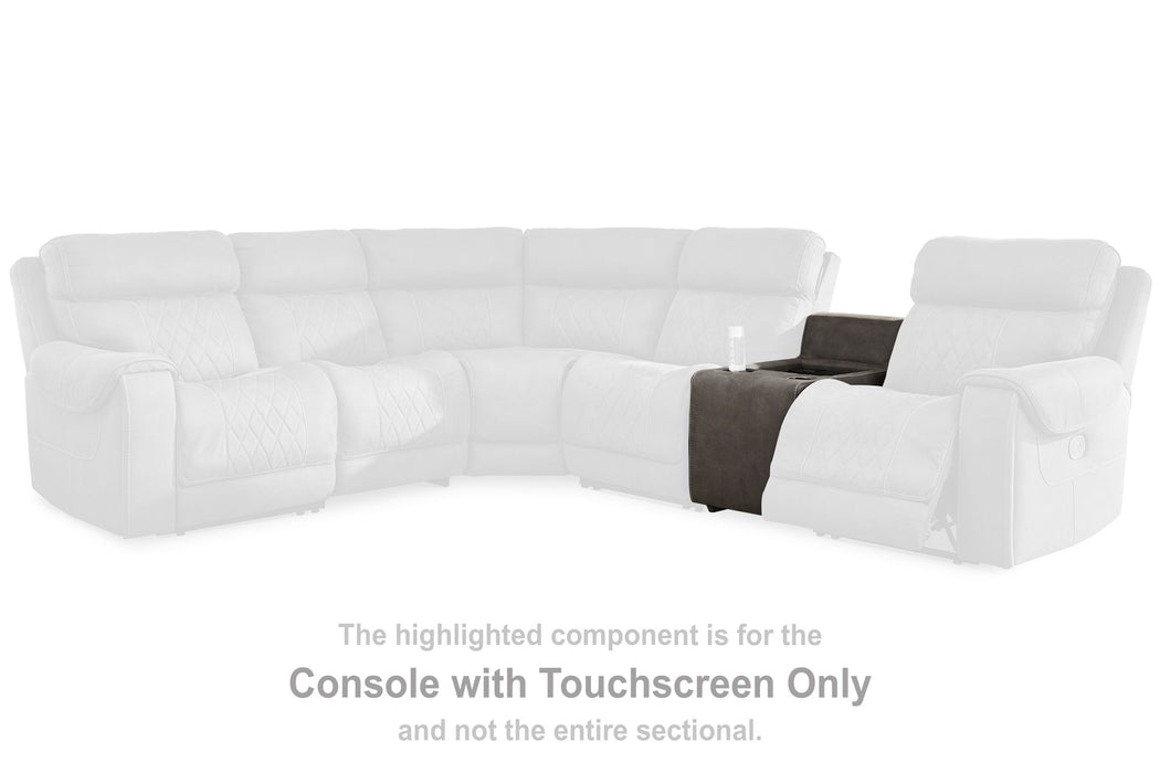 Hoopster - Console With Touchscreen - Gunmetal - Simple Home Plus