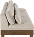 Turin - Chenille Fabric Upholstered Modular Sectional - Taupe - Simple Home Plus