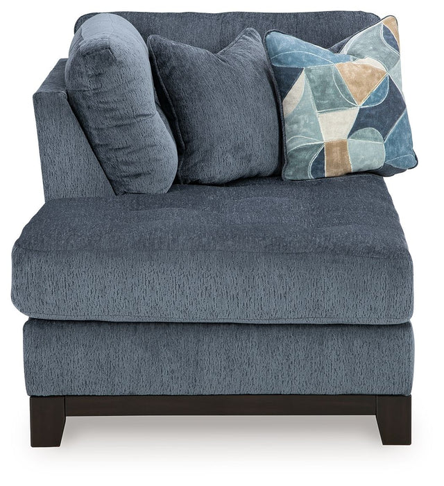 Maxon Place - Laf Corner Chaise - Navy - Simple Home Plus