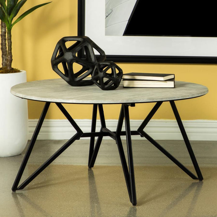 Hadi - Round Smart Top Table - Simple Home Plus