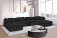 Ames - 6 Piece Fabric Modular U-Shaped Sectional - Simple Home Plus