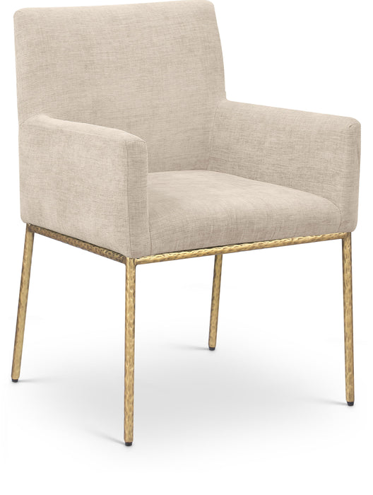 Reeves - Dining Chair With Gold Legs (Set of 2) - Simple Home Plus