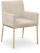 Reeves - Dining Chair With Gold Legs (Set of 2) - Simple Home Plus