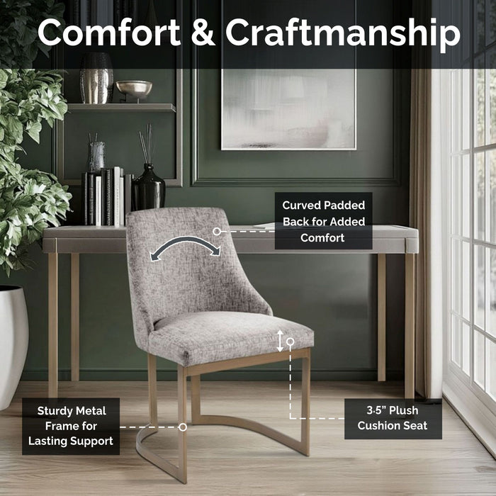 Bryce - Dining Chair (Set of 2) - Gray - Simple Home Plus