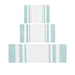 Spa - 20" x 30" Reversible Bath Rug - Aqua - Simple Home Plus