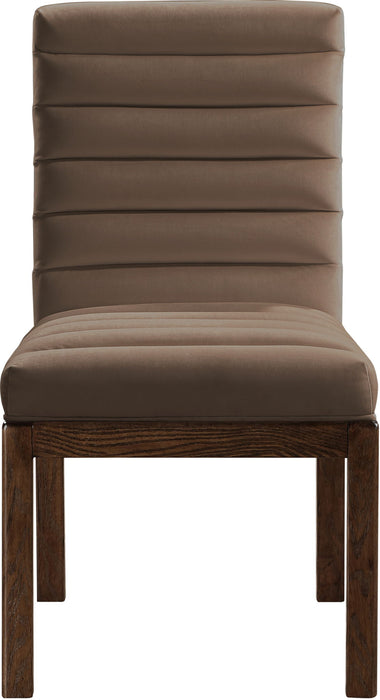 Evelyn - Dining Chair With Brown Legs - Simple Home Plus