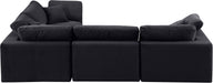 Comfy - 4 Piece Velvet Modular Sectional - Simple Home Plus