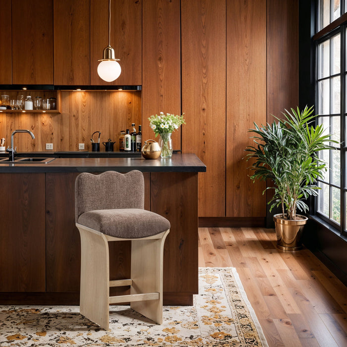 Shaw - Counter Stool - Natural Base - Simple Home Plus