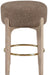 Torino - Backless Counter Stool With Brushed Natural Base (Set of 2) - Simple Home Plus