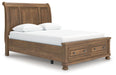 Feddinger - Storage Sleigh Bed - Simple Home Plus