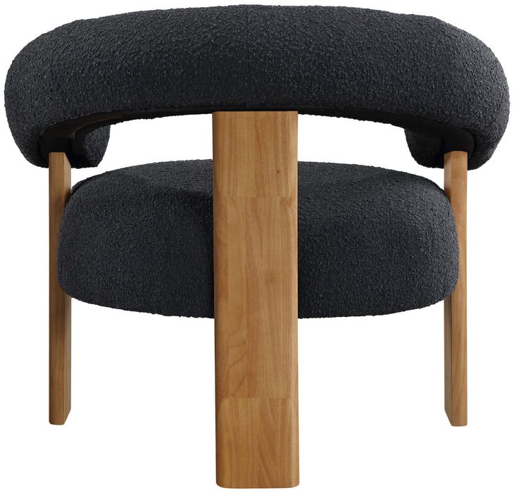 Winston - Accent Chair With Natural Legs - Simple Home Plus
