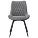 Diggs - Upholstered Swivel Dining Side Chair (Set of 2) - Gray - Simple Home Plus