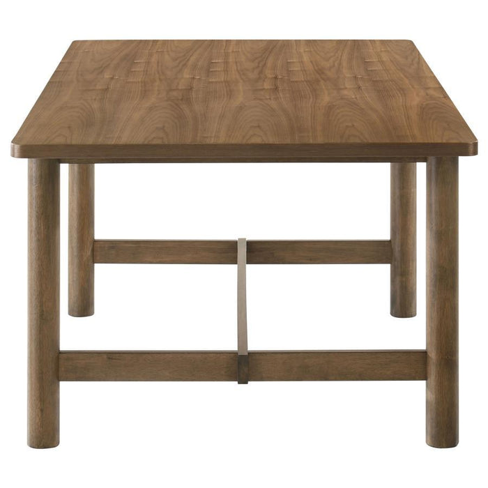 Crestmore - Rectangular Wood Dining Table - Walnut - Simple Home Plus