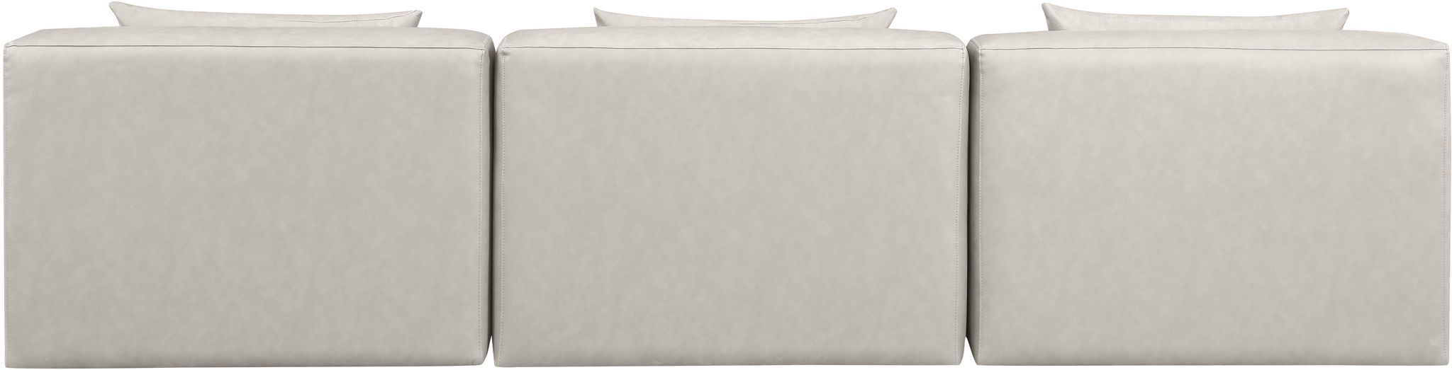 Cube - Modular 3 Seat Armless Sofa - Simple Home Plus
