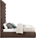 Adam - Chenille Fabric Bed With 89" Headboard - Simple Home Plus