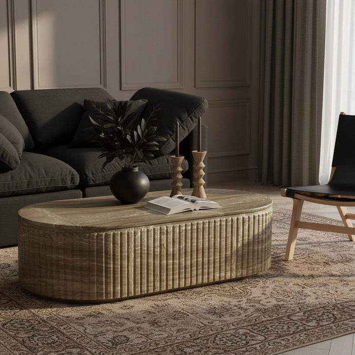 Catania - Concrete Indoor / Outdoor Coffee Table - Simple Home Plus