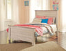 Willowton - Full Panel Rails - Whitewash - Simple Home Plus