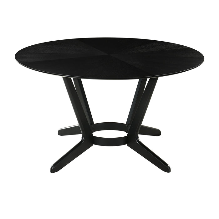 Santana - Round Wood Dining Table - Simple Home Plus