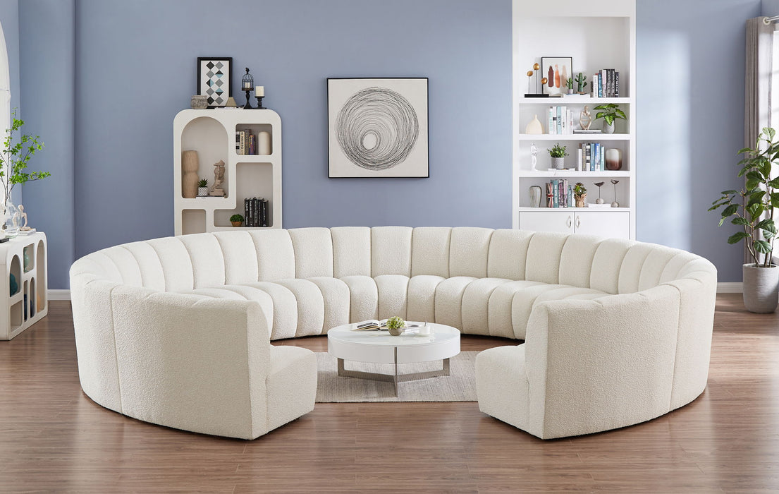 Infinity - 11 Piece Boucle Modular Sectional - Simple Home Plus