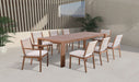 Maui - Outdoor Patio Dining Table - Natural - Simple Home Plus
