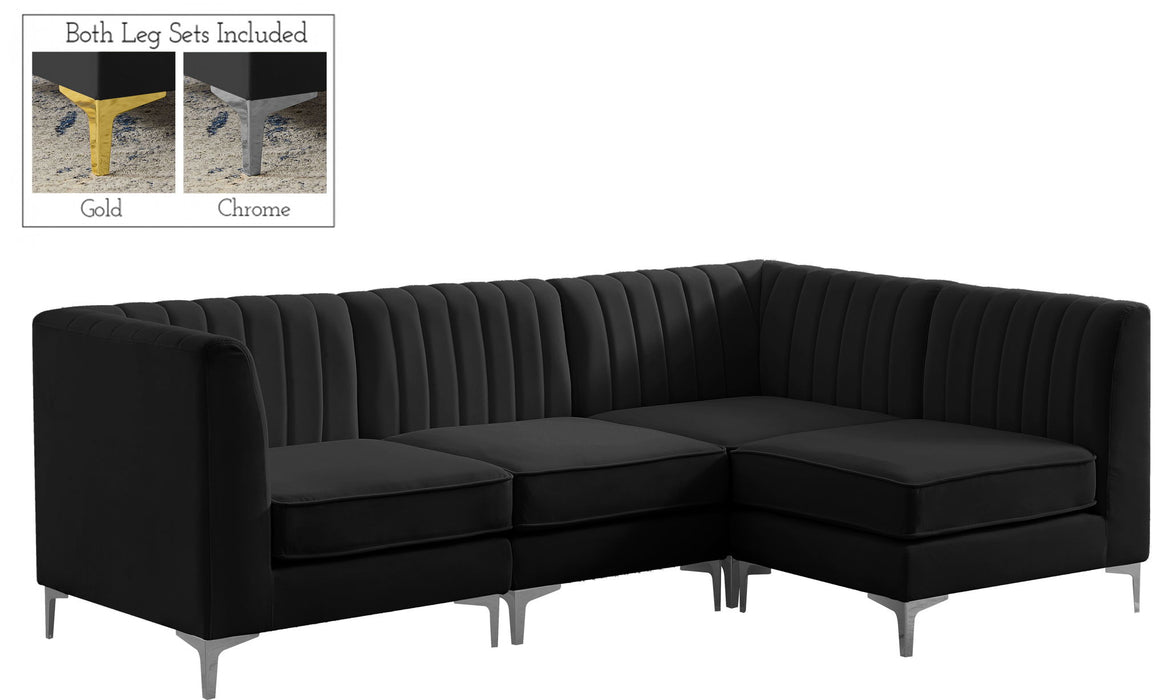 Alina - 4 Piece Modular L-Shaped Sectional - Simple Home Plus
