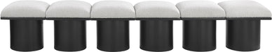 Pavilion - 6 Piece Modular Bench With Black Base - Simple Home Plus