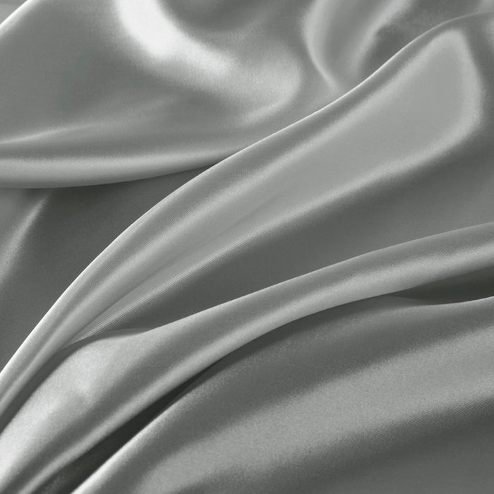 Satin - King Wrinkle Free Luxurious (Set of 6) - Gray - Simple Home Plus