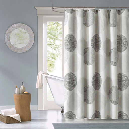 Knowles - Shower Curtain - Gray - Simple Home Plus
