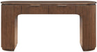 Astrid - Solid Wood And Oak Veneer Desk - Simple Home Plus